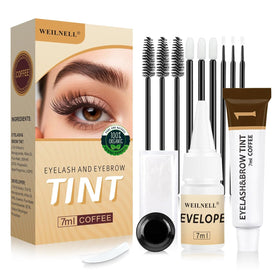 WEILNELL Eyelash & Eyebrow Color Kit packaging front view