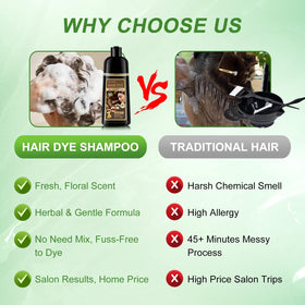 WEILNELL Light Brown Hair Dye Shampoo side view