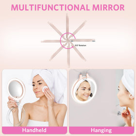 WEILY Makeup Mirror USB charging port close-up