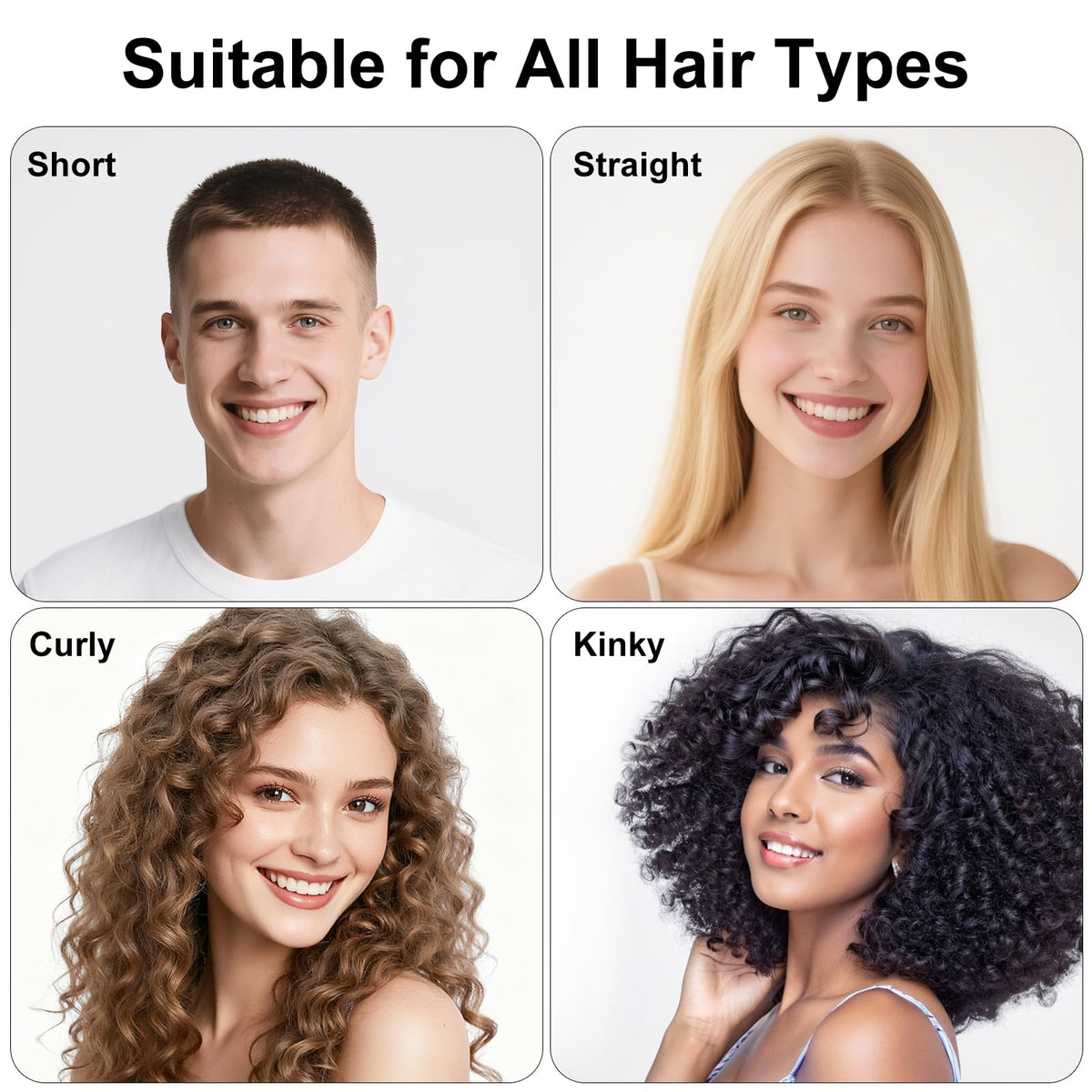 Weldilgit Curl Brush in matte black colour