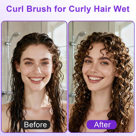 Weldilgit Curl Brush showing ergonomic handle