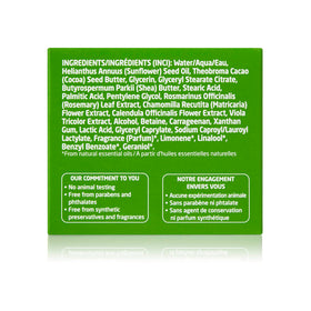 Weleda Skin Food Body Butter 5oz with natural ingredients background
