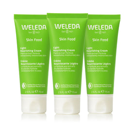 Weleda Skin Food Light Moisturizing Cream 3-pack front view