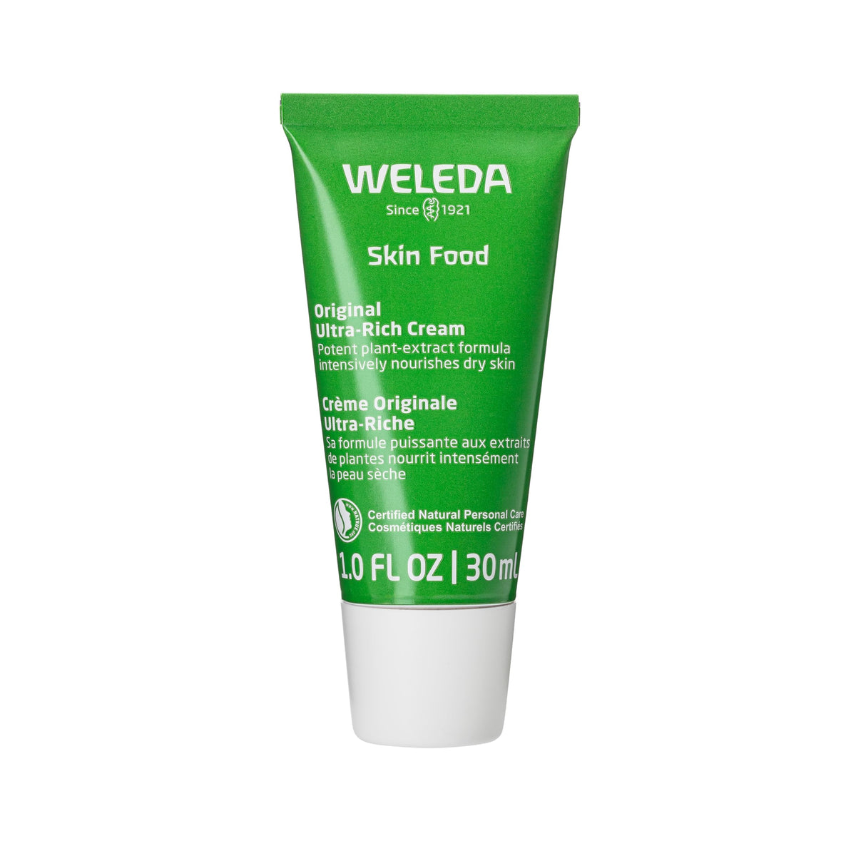 Weleda Skin Food Original Ultra-Rich Body Cream 1 fl oz tube front view