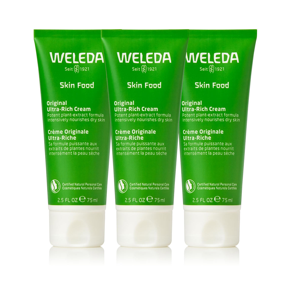 Weleda Skin Food Original Ultra-Rich Body Cream 3-Pack front view