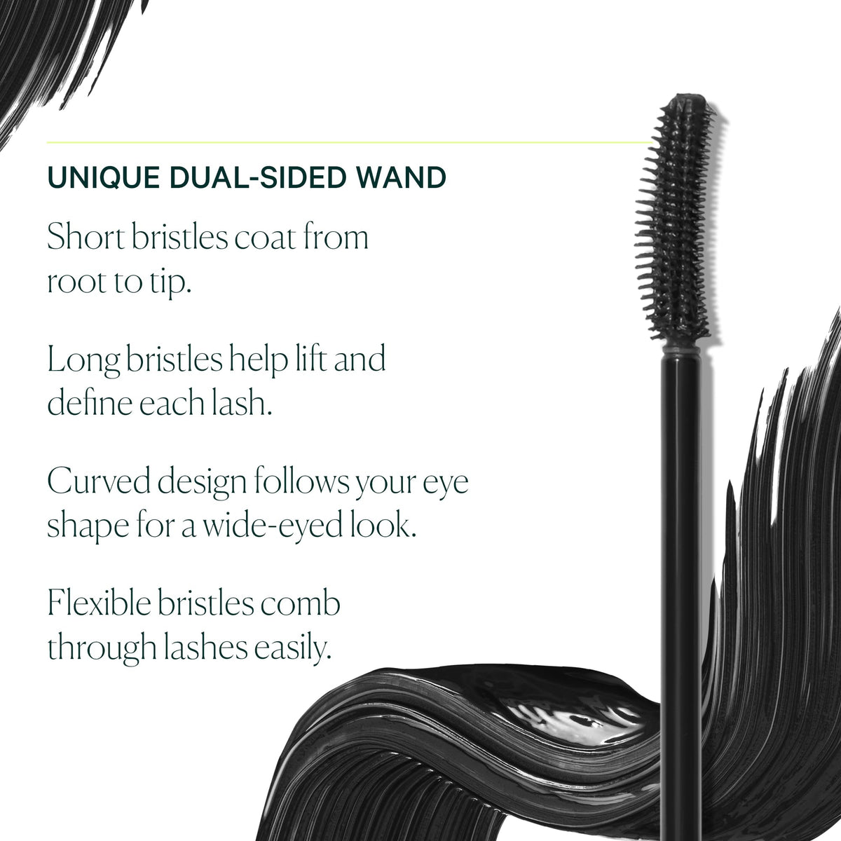 Well People Curling Mascara Black on a vanity
