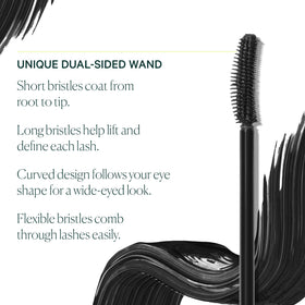 Well People Curling Mascara Black on a vanity