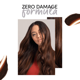 Wella Color Fresh Mask application on dark blonde hair