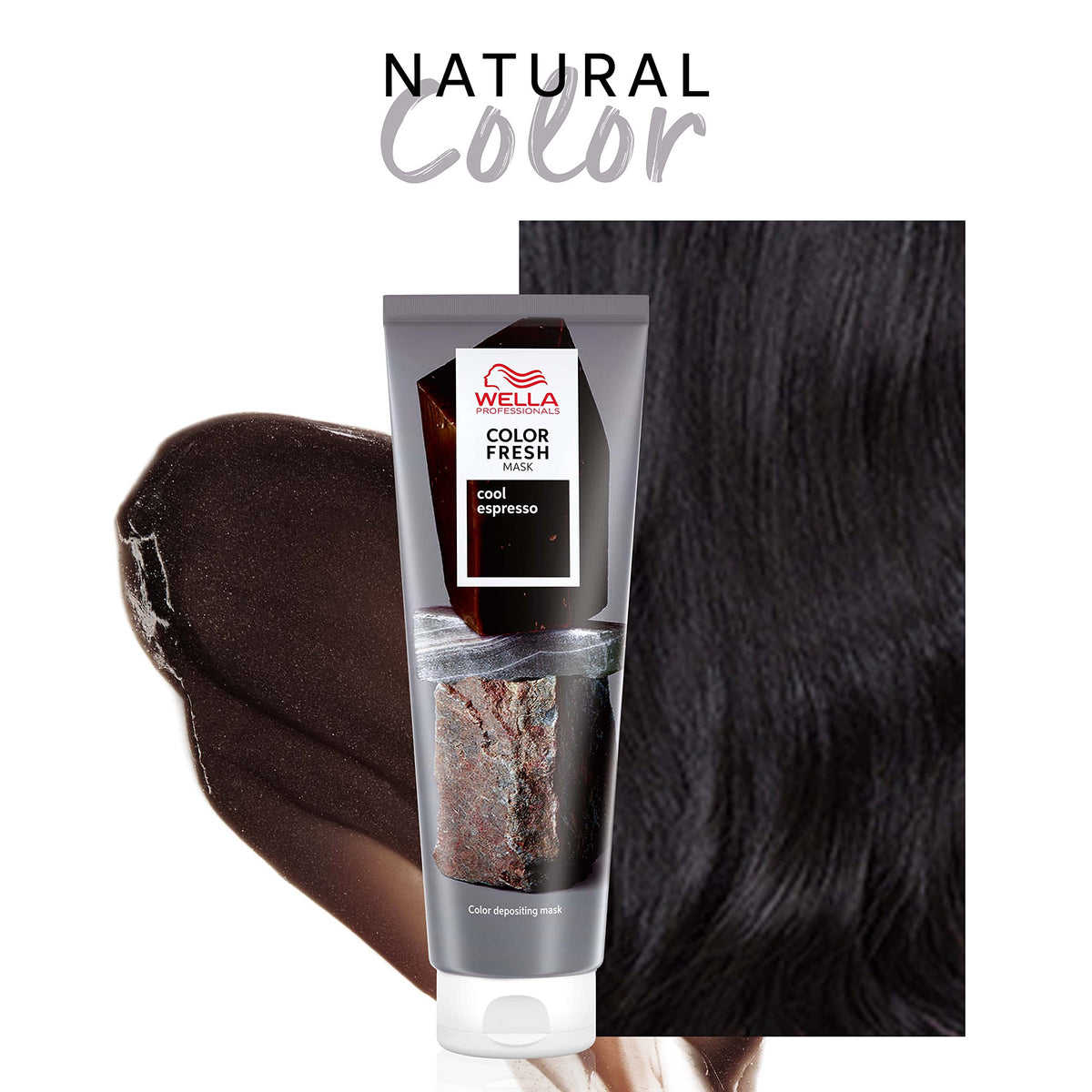 Wella Professionals Color Fresh Mask application on hair