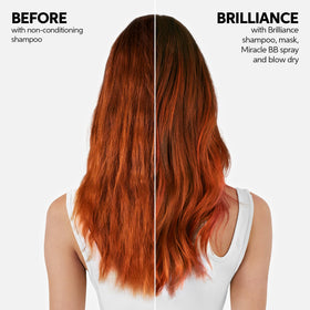 Wella Professionals Invigo Brilliance Shampoo 340g with lime caviar