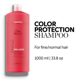 Wella Professionals Invigo Brilliance Shampoo bottle side view