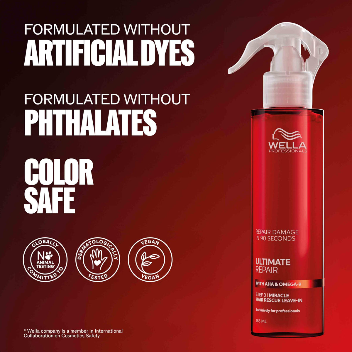 Wella Professionals Miracle Hair Rescue label information