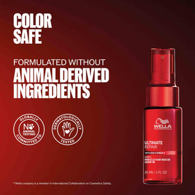 Wella Professionals Ultimate Repair Miracle Hair Rescue in use