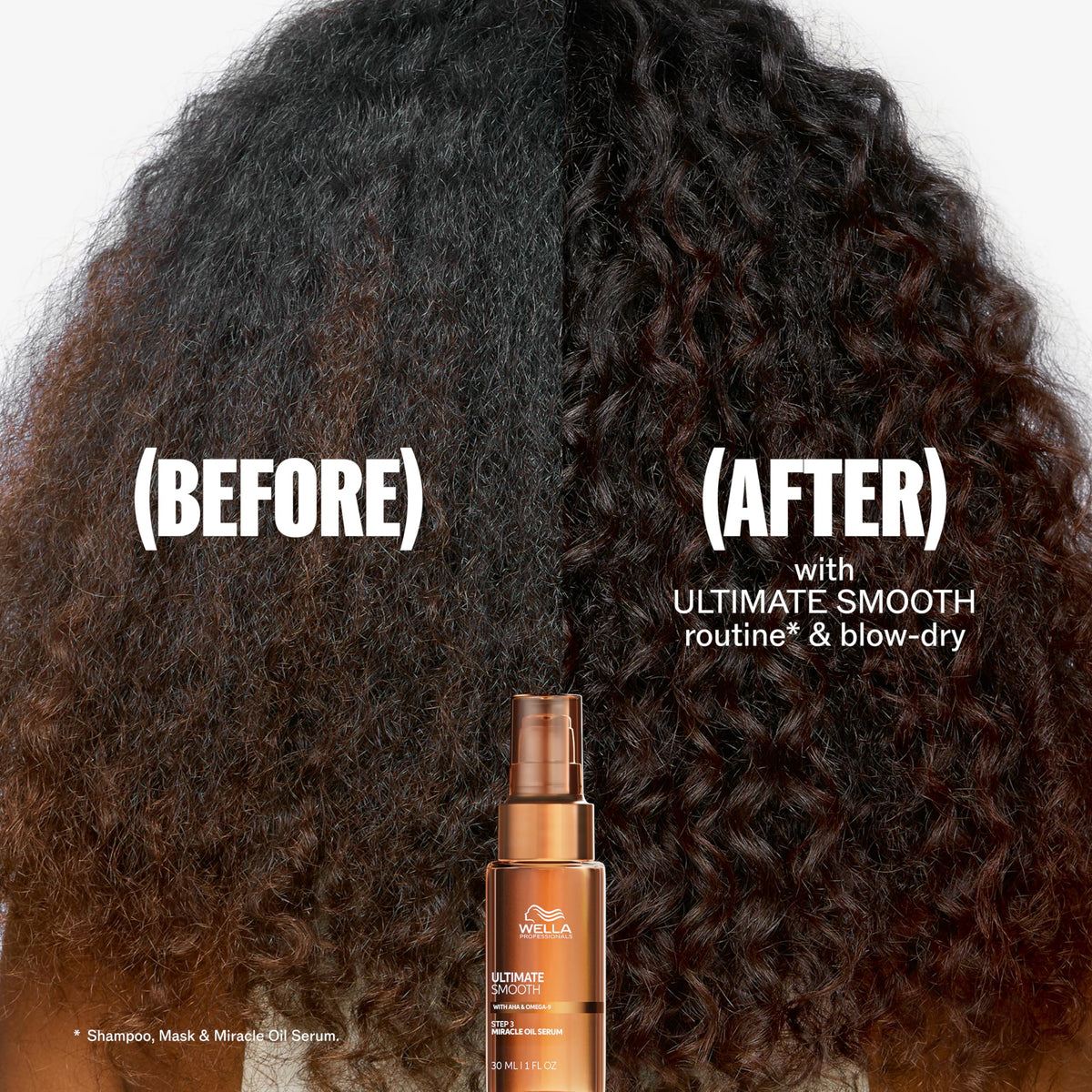 Wella Professionals Ultimate Smooth Miracle Oil Serum texture on hand