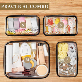 WELPIRT small zipper pouch filled with makeup items