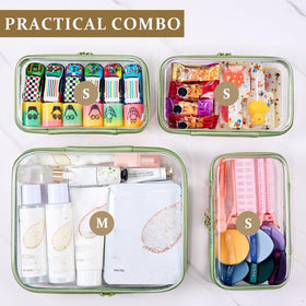 WELPIRT small zipper pouches stacked for compact storage