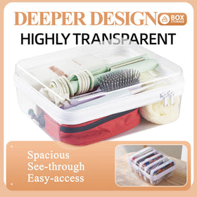 WELPIRT tall medium zipper pouch with five small pouches inside