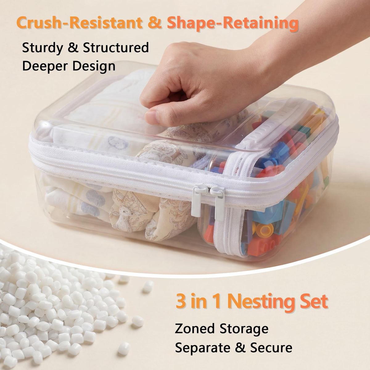 WELPIRT travel essentials set displayed on a vanity