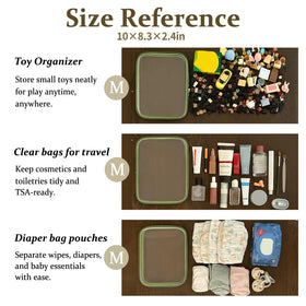 WELPIRT zipper case with strong zipper closure