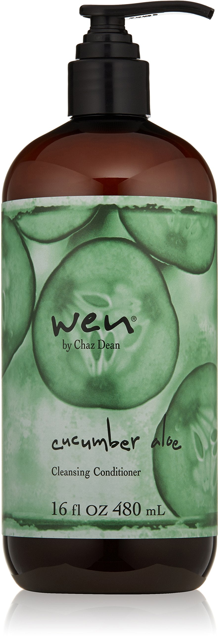 WEN by Chaz Dean Cucumber Aloe Cleansing Conditioner front view 16 fl oz