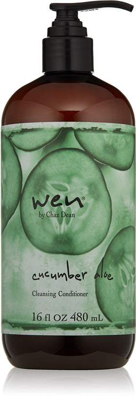 WEN by Chaz Dean Cucumber Aloe Cleansing Conditioner front view 16 fl oz