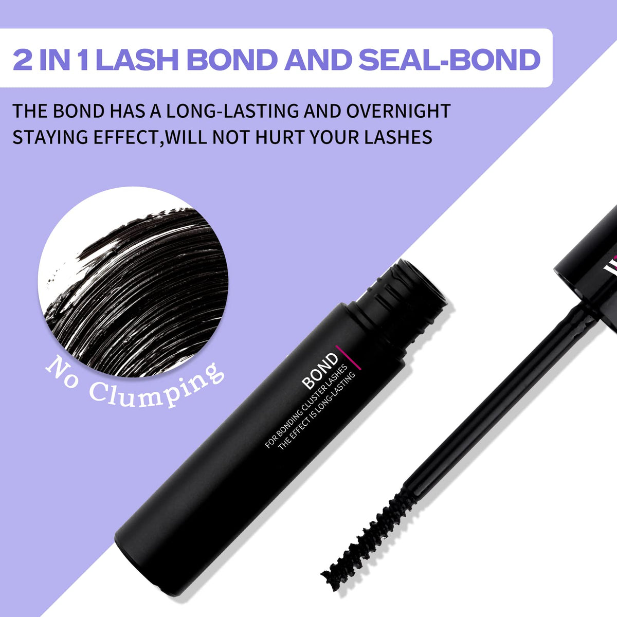 WENDY LASHES 2 in 1 Lash Bond and Seal packaging