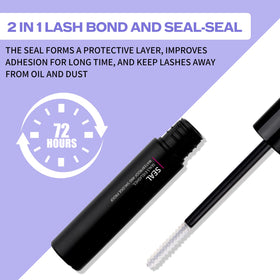 WENDY LASHES lash bond and seal used on lashes