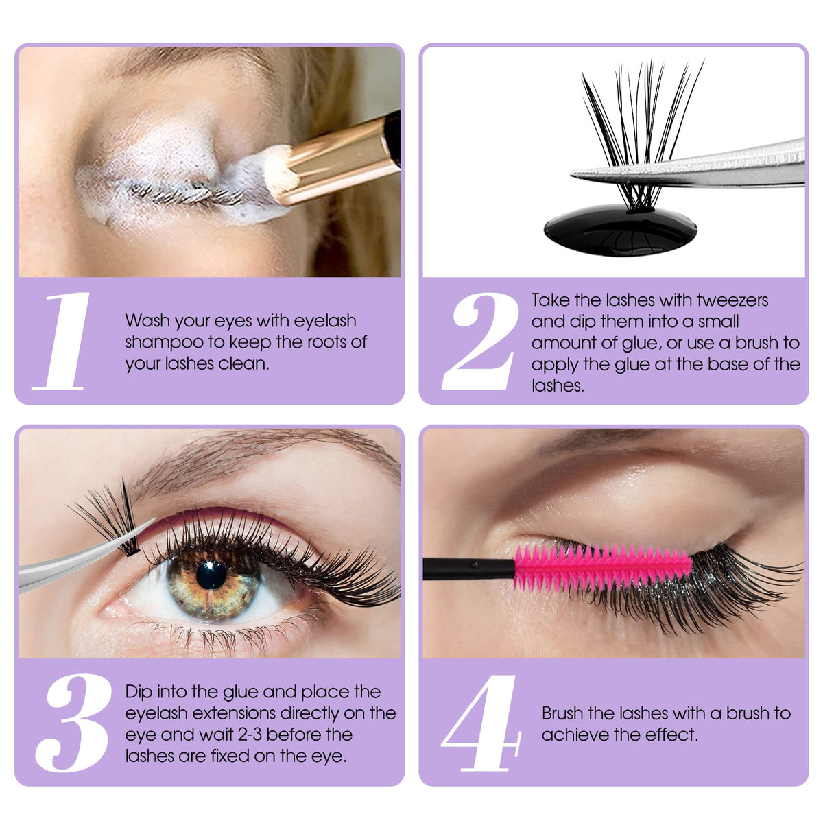 WENDY LASHES Lash Cluster Glue 9g in beauty setup
