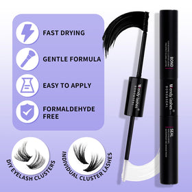WENDY LASHES lash glue and sealant side view