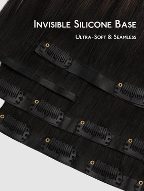 Wennalife 14 Inch Hair Extensions displayed with clips