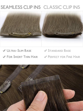 Wennalife 22 Inch Clip in Hair Extensions in packaging