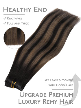 Wennalife 22 Inch Clip in Hair Extensions packaging