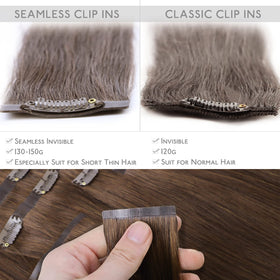 Wennalife 7-piece hair extensions set with clips