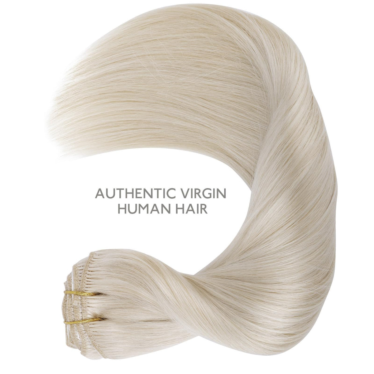 Wennalife Clip In Extensions displayed on a mannequin head