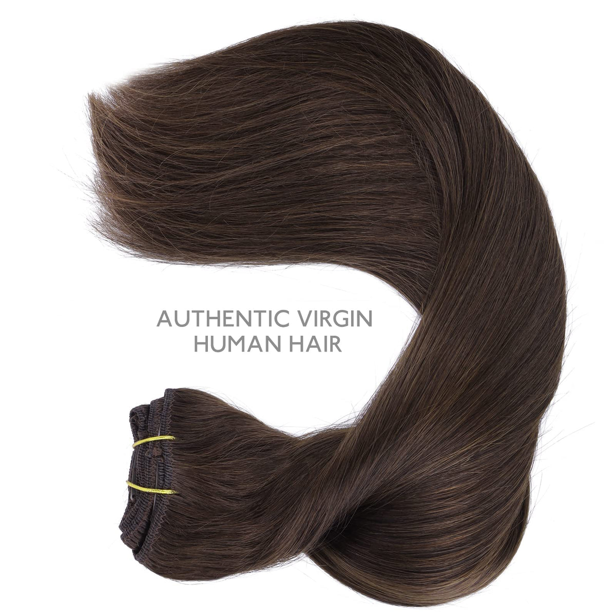 Wennalife Clip In Extensions displayed with care instructions