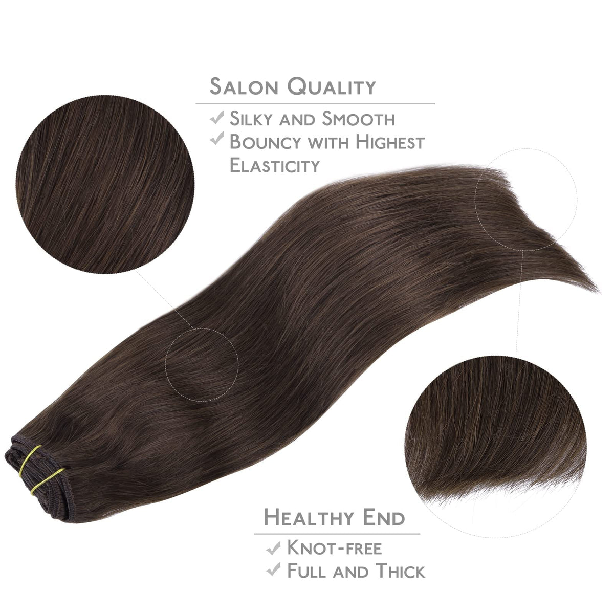 Wennalife Clip In Extensions styled on a mannequin