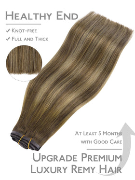 Wennalife Clip in Hair Extensions 14 Inch packaging front view