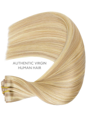 Wennalife Clip in Hair Extensions 18 Inch color comparison