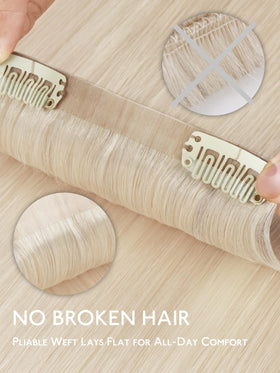 Wennalife Clip In Hair Extensions 20 Inch side view