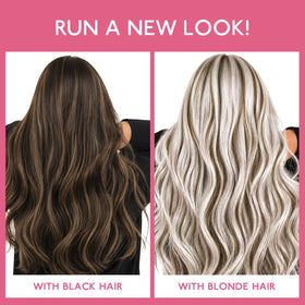 Wennalife Clip-In Hair Extensions 20Inch back view