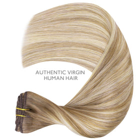 Wennalife Clip In Hair Extensions 22 Inch packaging display