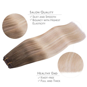 Wennalife Clip In Hair Extensions 22 Inch packaging view