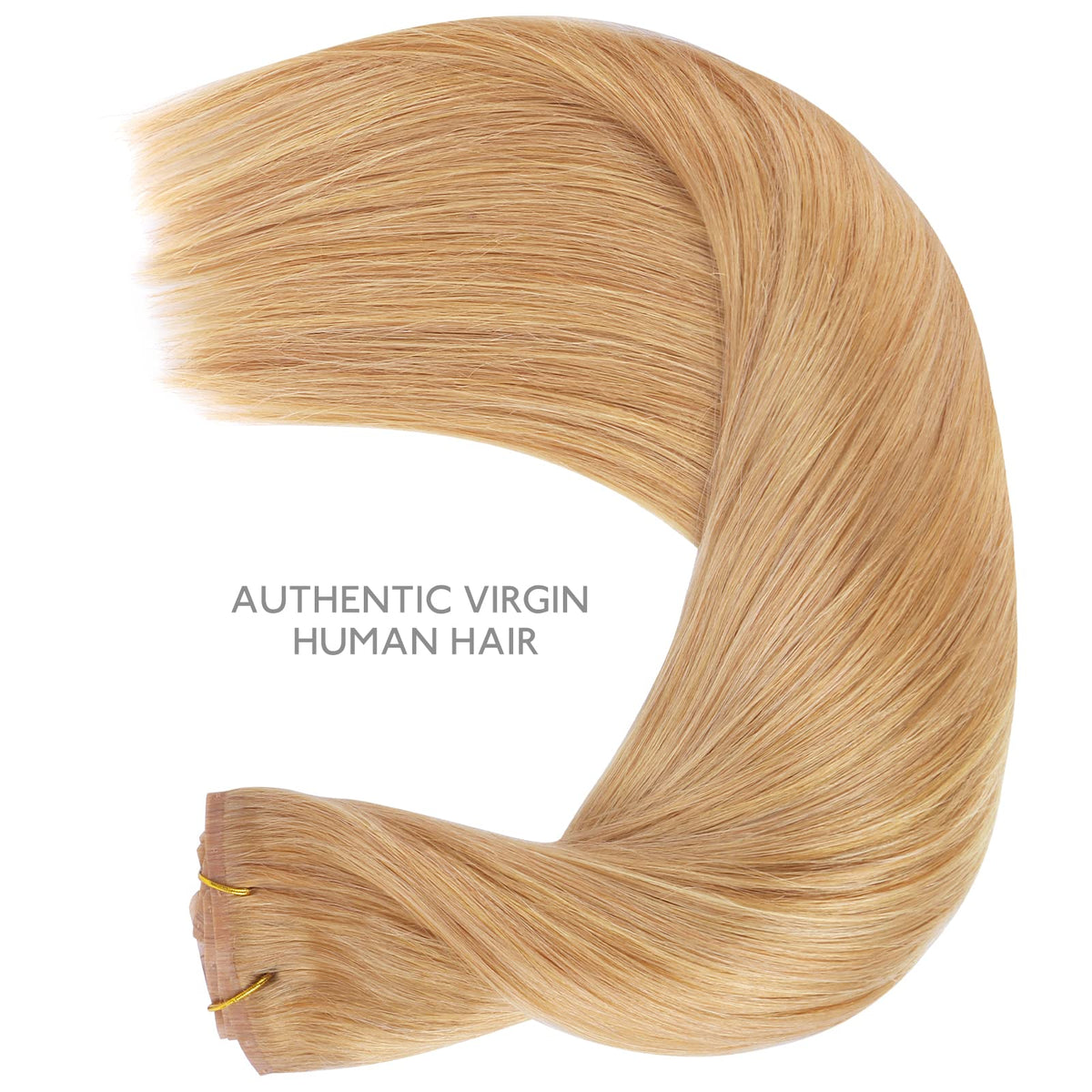 Wennalife Clip In Hair Extensions 22 Inch showing colour blend