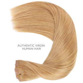 Wennalife Clip In Hair Extensions 22 Inch showing colour blend