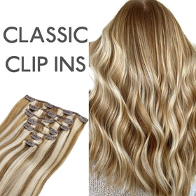 Wennalife Clip In Hair Extensions 22 inch with care instructions