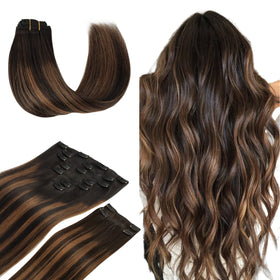 Wennalife Clip In Hair Extensions 24 Inch colour match guide