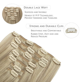 Wennalife Clip In Hair Extensions 24 Inch in packaging