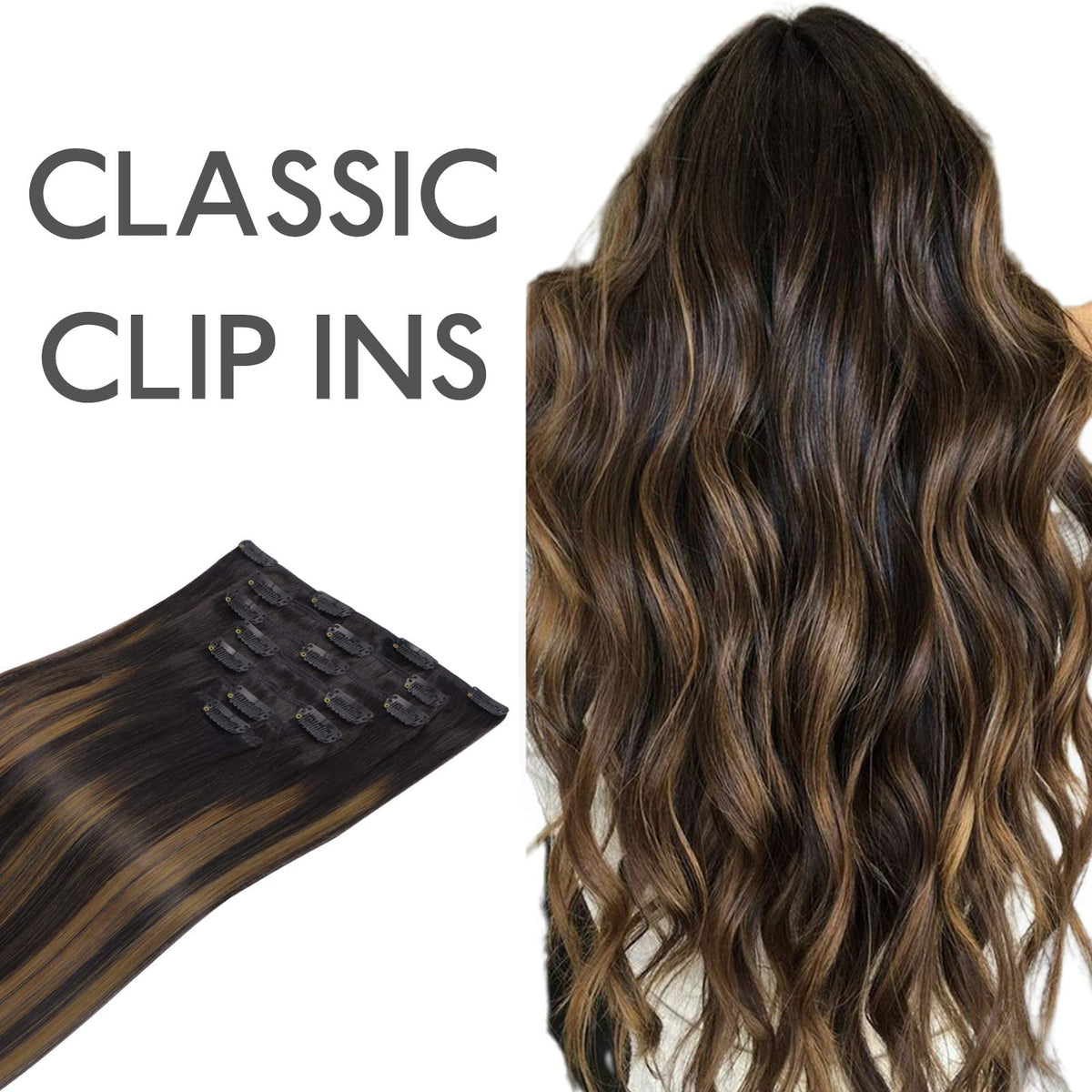 Wennalife Clip In Hair Extensions 24 Inch with care instructions