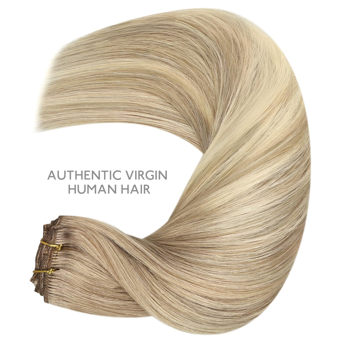 Wennalife Clip In Hair Extensions 7 pieces displayed on a flat surface