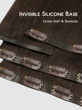 Wennalife Clip In Hair Extensions close-up of clips